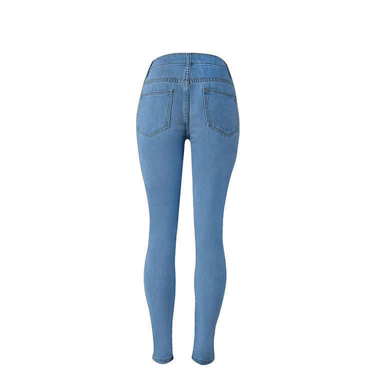 Женские джинсы скинни с высокой талией SZ60128